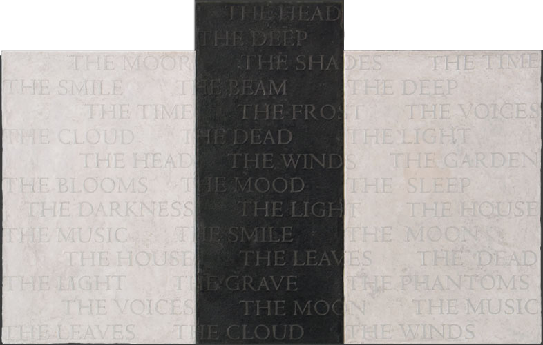 painting titled Winter in Naples - acrylic on canvas