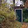 click to open gallery - garden and pond, to path and garden door